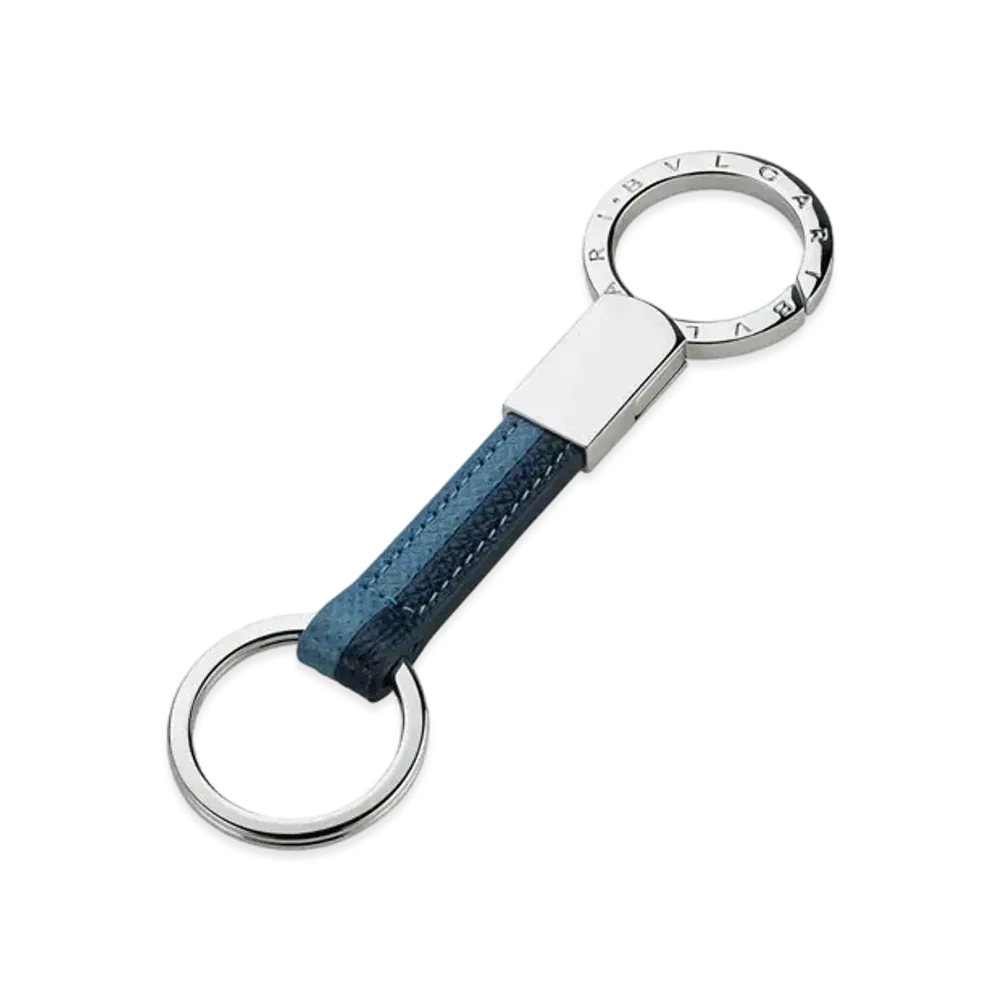 BVLGARI BVLGARI MAN Keyring "Blue"