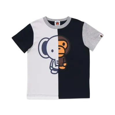 A BATHING APE Baby Milo And Friends Tee "Navy"