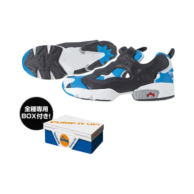 BANDAI Reebok Instapump Fury Mini Figure Collection 94 Sax Blue