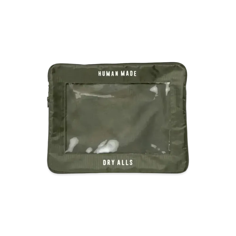 HUMAN MADE TRAVEL CASE LARGE "Olive Drab"