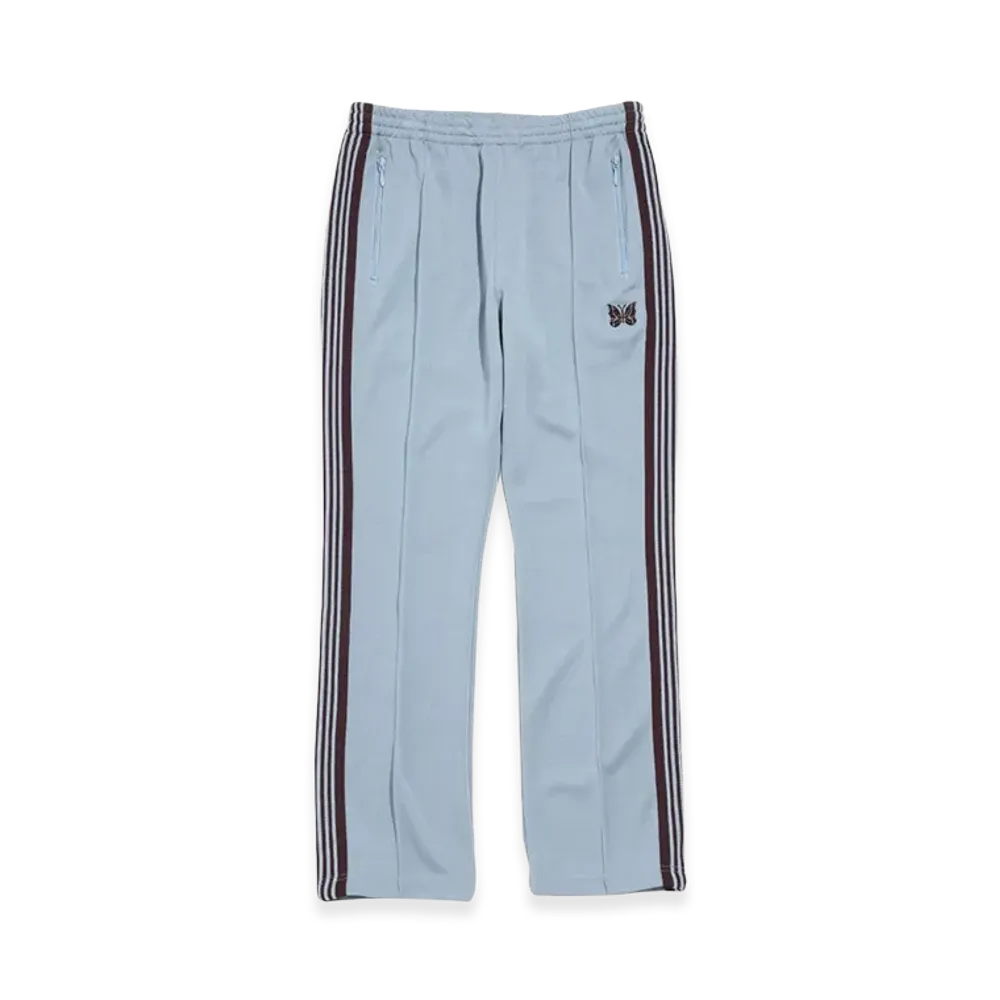 NEEDLES Straight Track Pants Poly Smooth "Sax Blue"