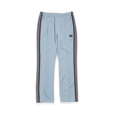 NEEDLES Straight Track Pants Poly Smooth "Sax Blue"