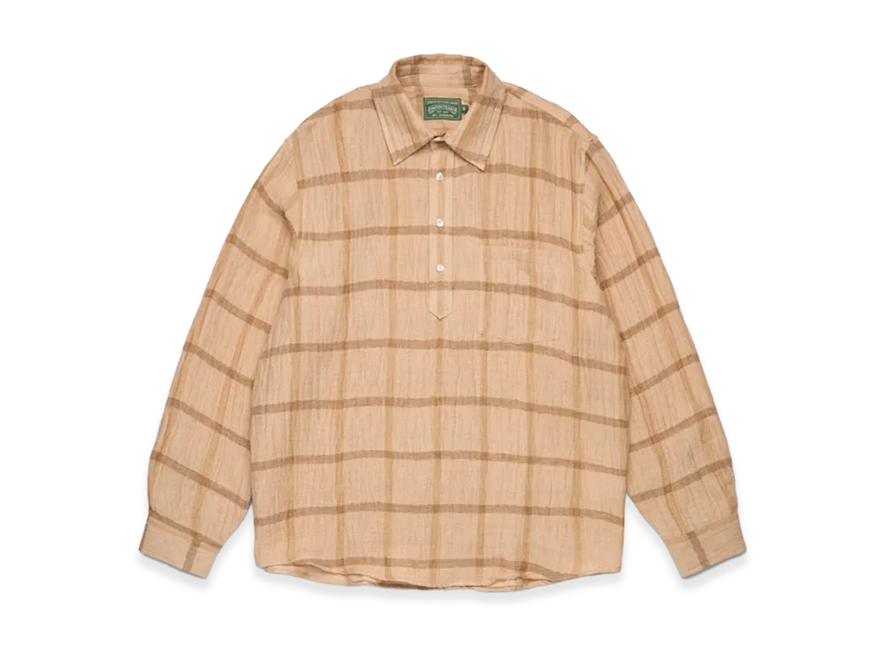 DENIM TEARS Overcheck Pullover "Tan"