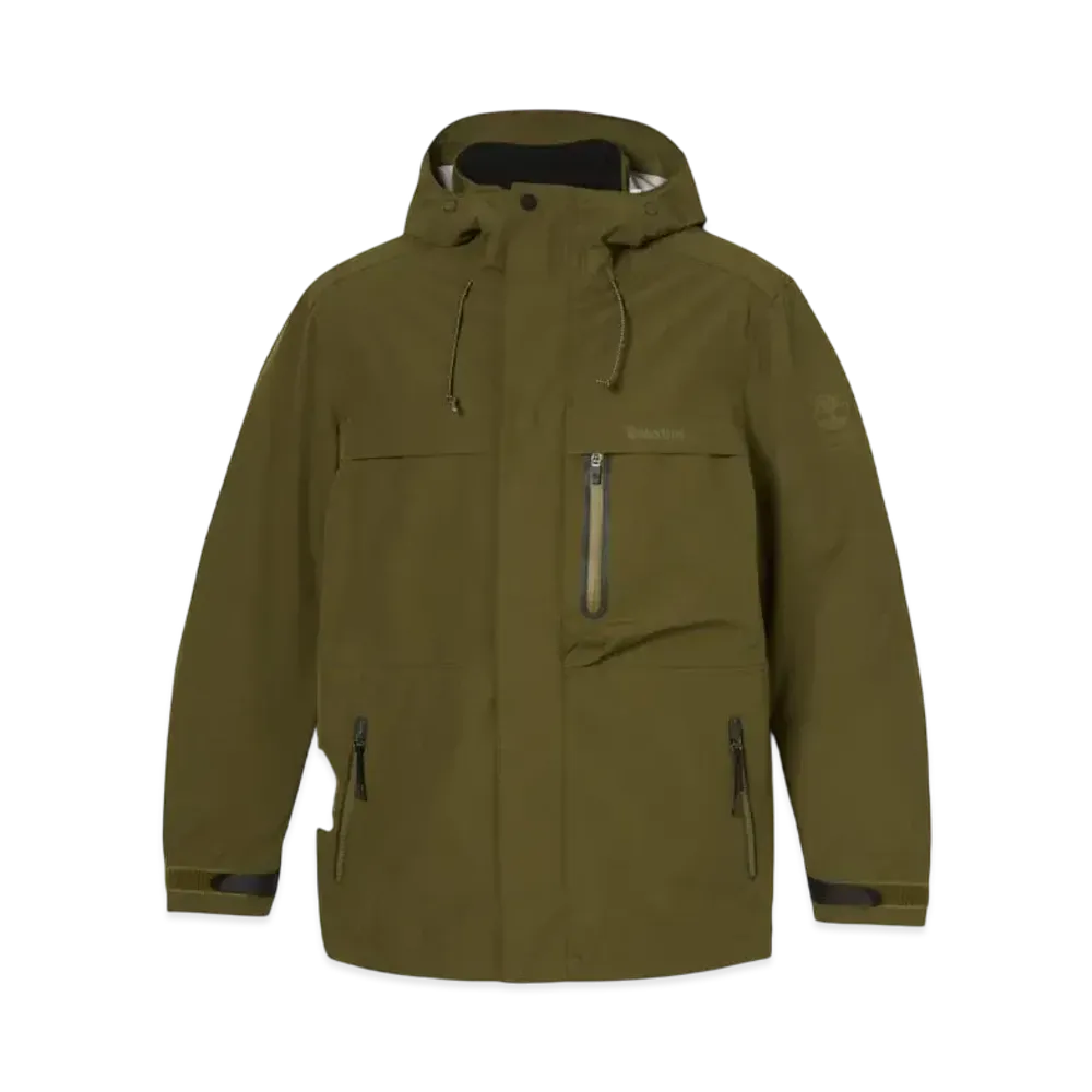 Timberland Men's Super Benton Wind Proof 3 In 1 Jacket "Dark Olive"
