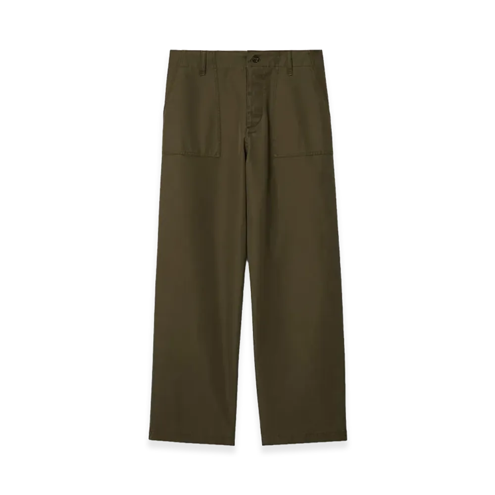 Burberry Gabardine Trousers "Thorn Green"