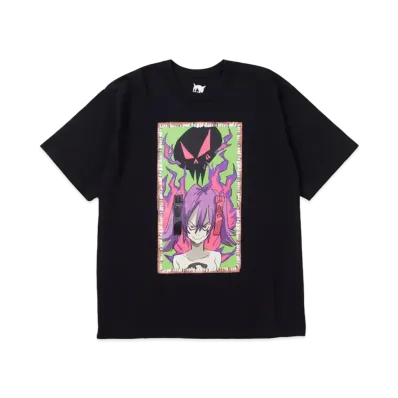 NEIGHBORHOOD NH x Jun Inagawa . Tee SS-1 "Black"