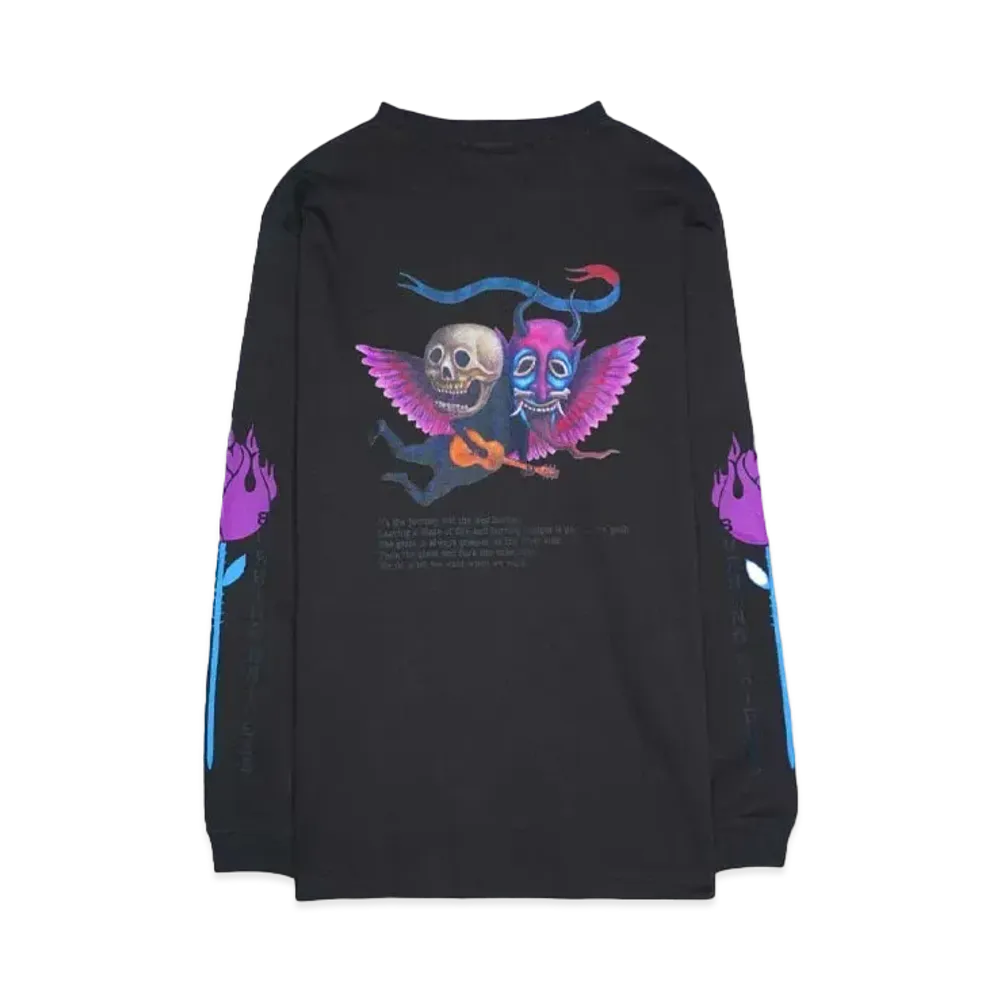 SON OF THE CHEESE GRASS IS GREENER LS TEE "BLACK"