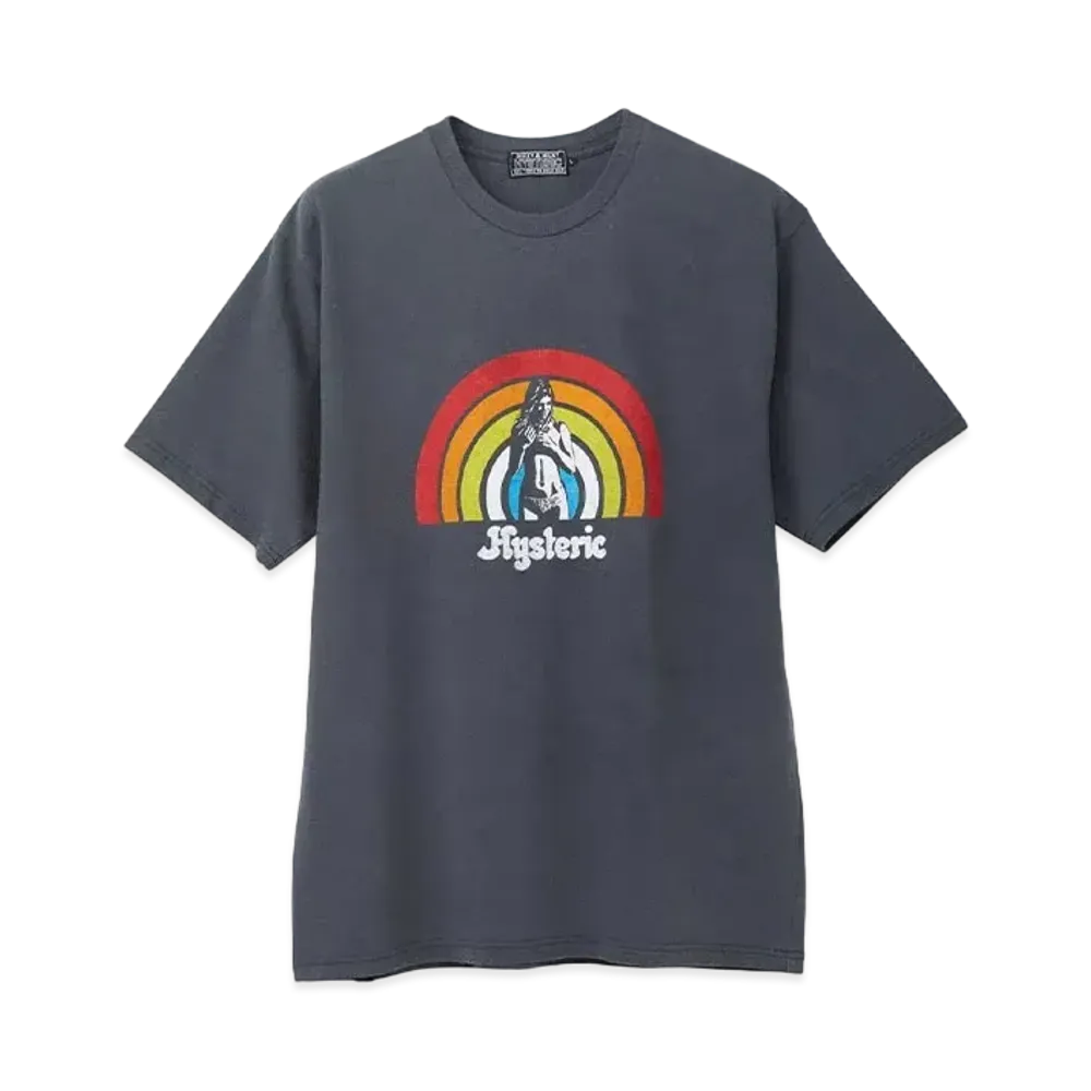 HYSTERIC GLAMOUR Hysteric Raibow T-Shirt "Black"