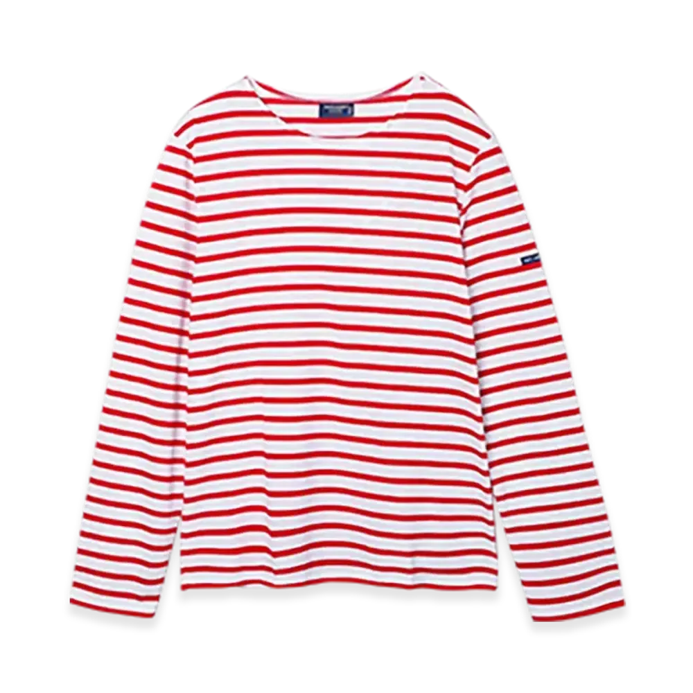 SAINT JAMES Long Sleeve T-shirt Minquiers Moderne "Neige Tulipe"