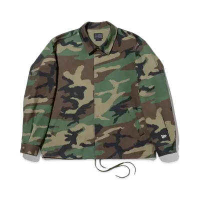 NEW ERA BLACK LABEL SS24 Coach Jacket "Woodland Camo"