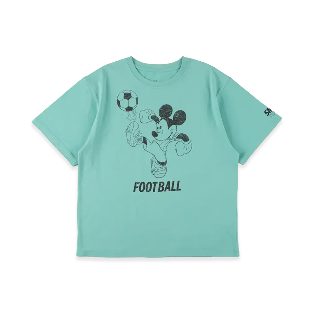 WIND AND SEA x SMOOTHY Football Kids S/S Tee "Mint"