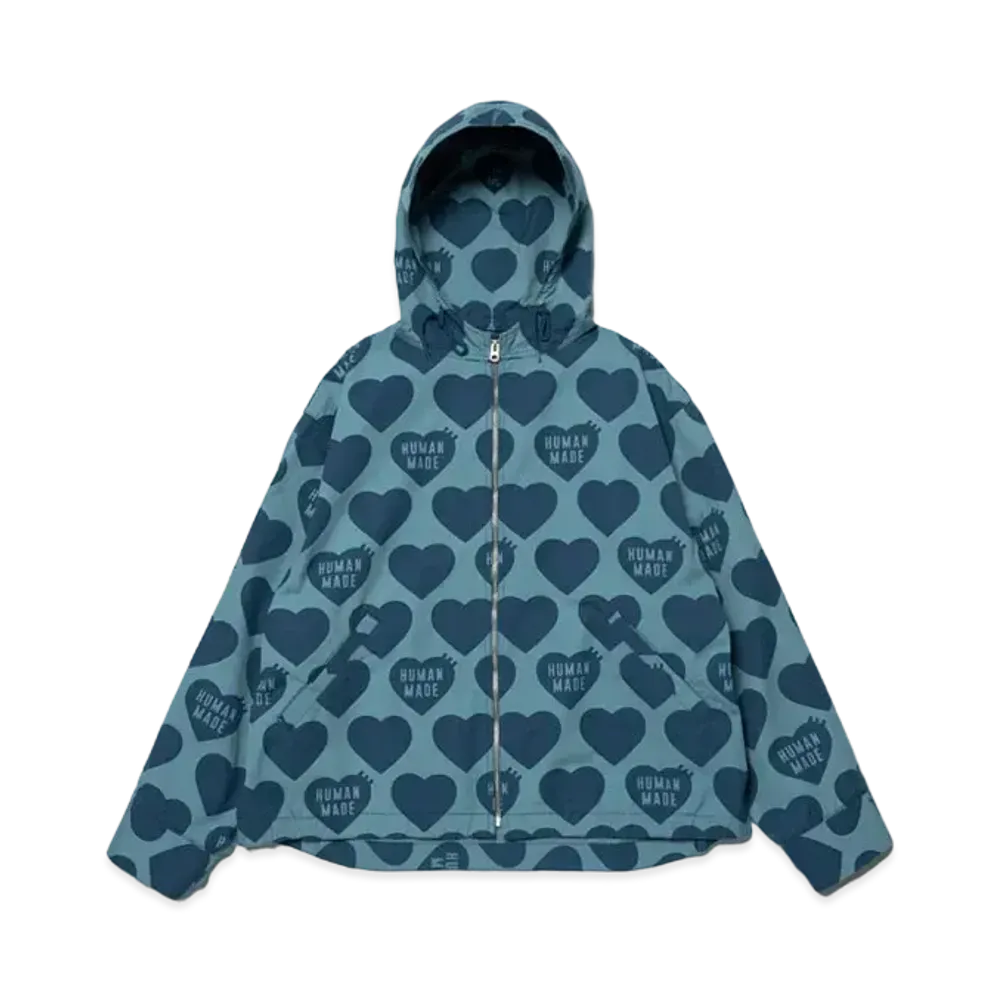 HUMAN MADE Heart Zip-Up Parka "Blue"