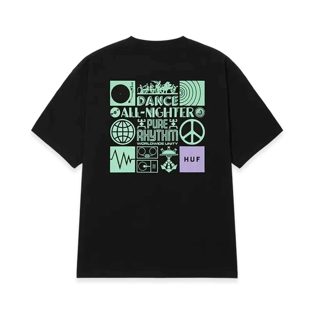 HUF Sound Wave Tee "Black"
