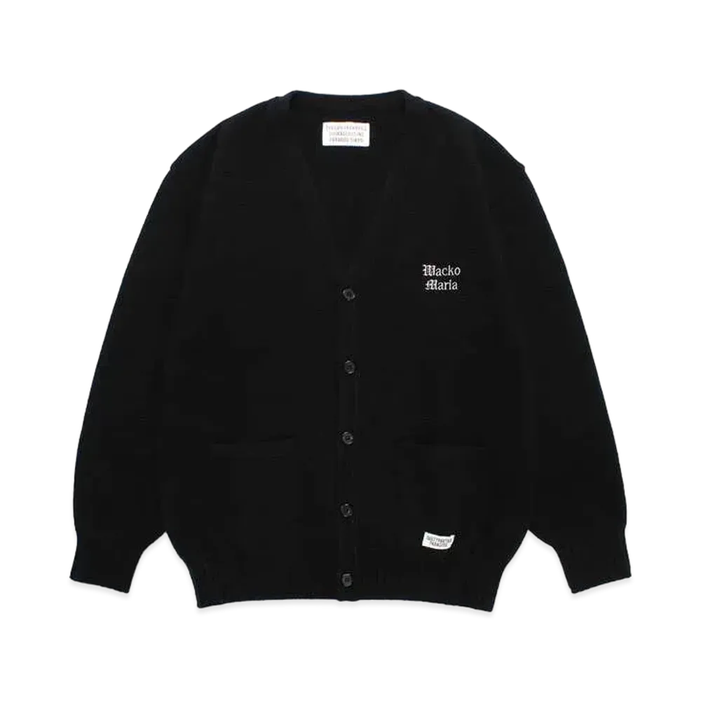 WACKO MARIA Classic Knit Cardigan "Black"