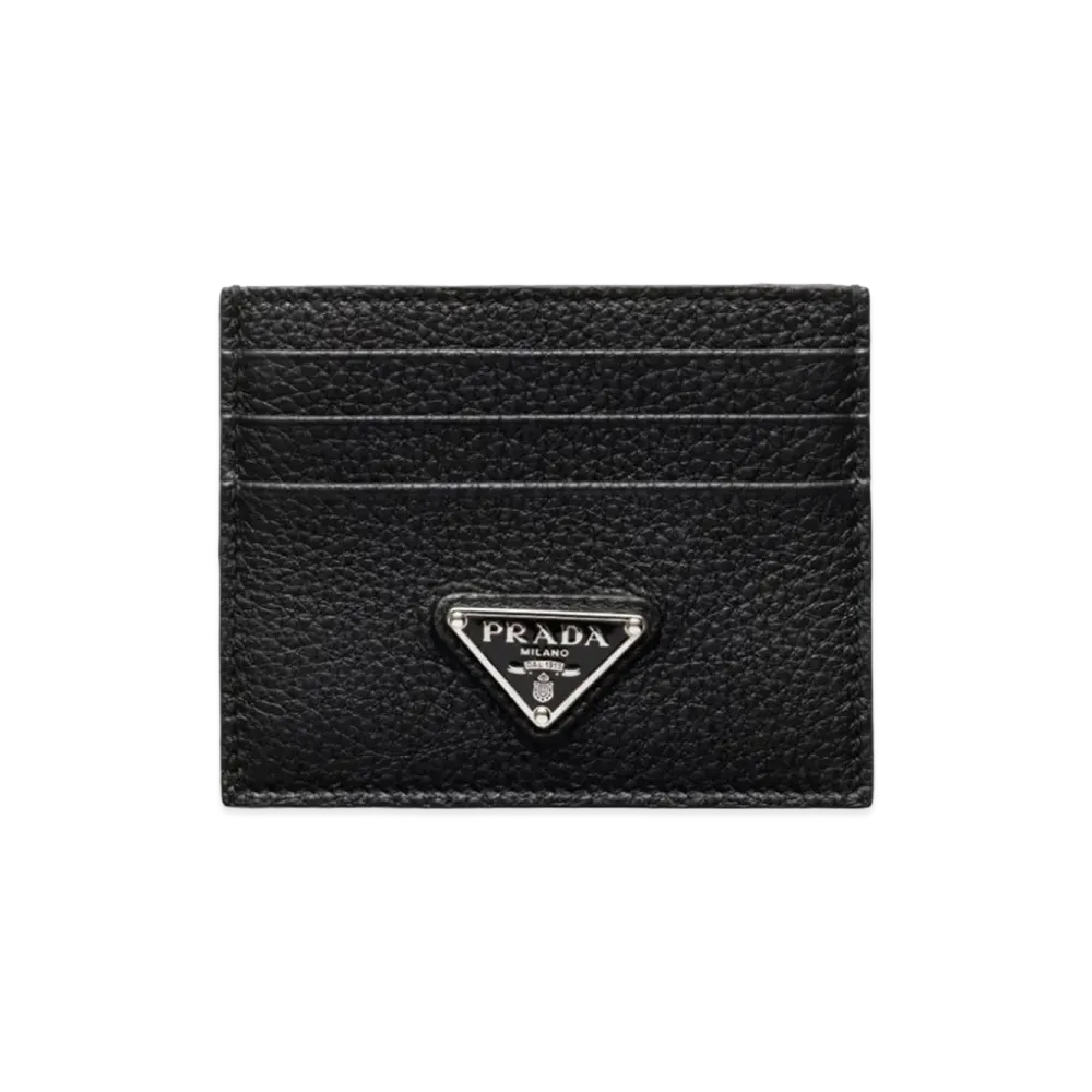 PRADA Re-Nylon Saffiano Cardholder "Black"