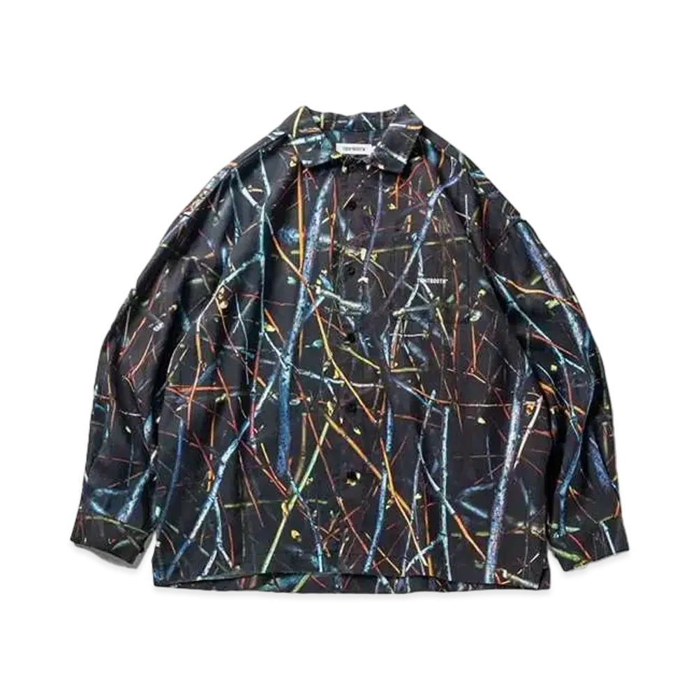 TIGHTBOOTH Branch Camo Shirt "Black"