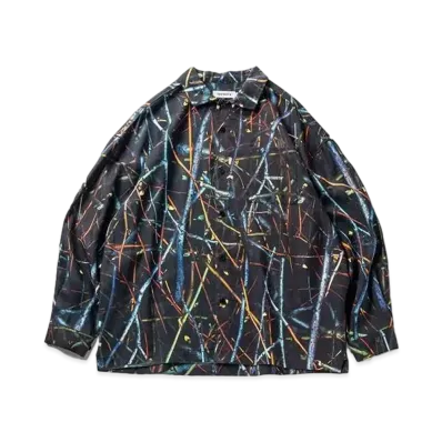 TIGHTBOOTH Branch Camo Shirt "Black"