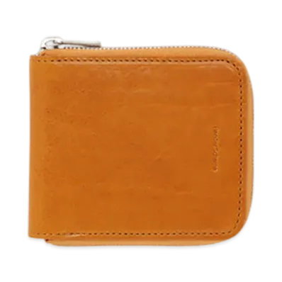 Hender Scheme Horizontal Zip Purse "Yellow"