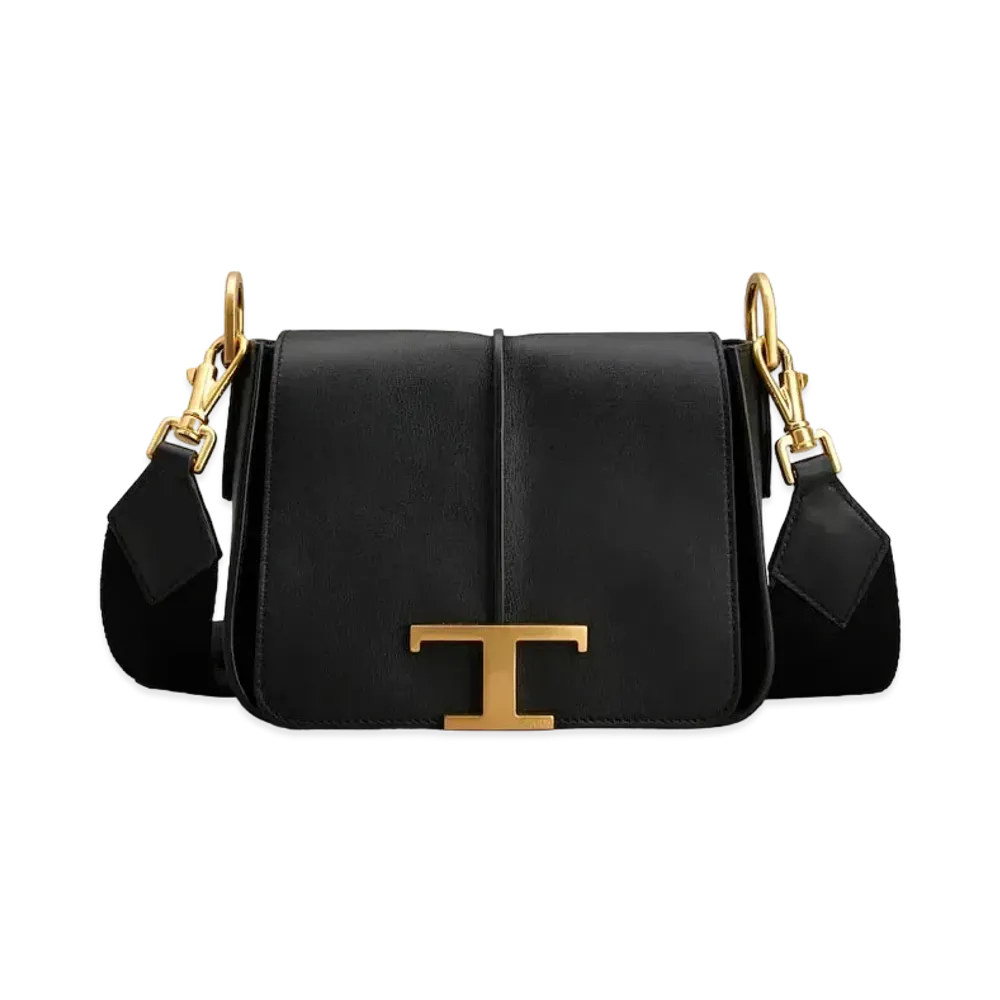 TOD'S Timeles Leather Cross Body Mini "Black"