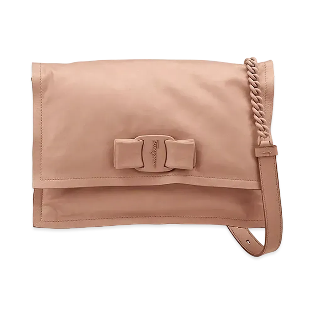 Salvatore Ferragamo Viva Bow Bag (S) "New Blush"