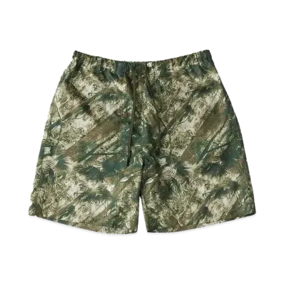 White Mountaineering JUNGLE PATTERN SHORT PANTS "KHAKI"