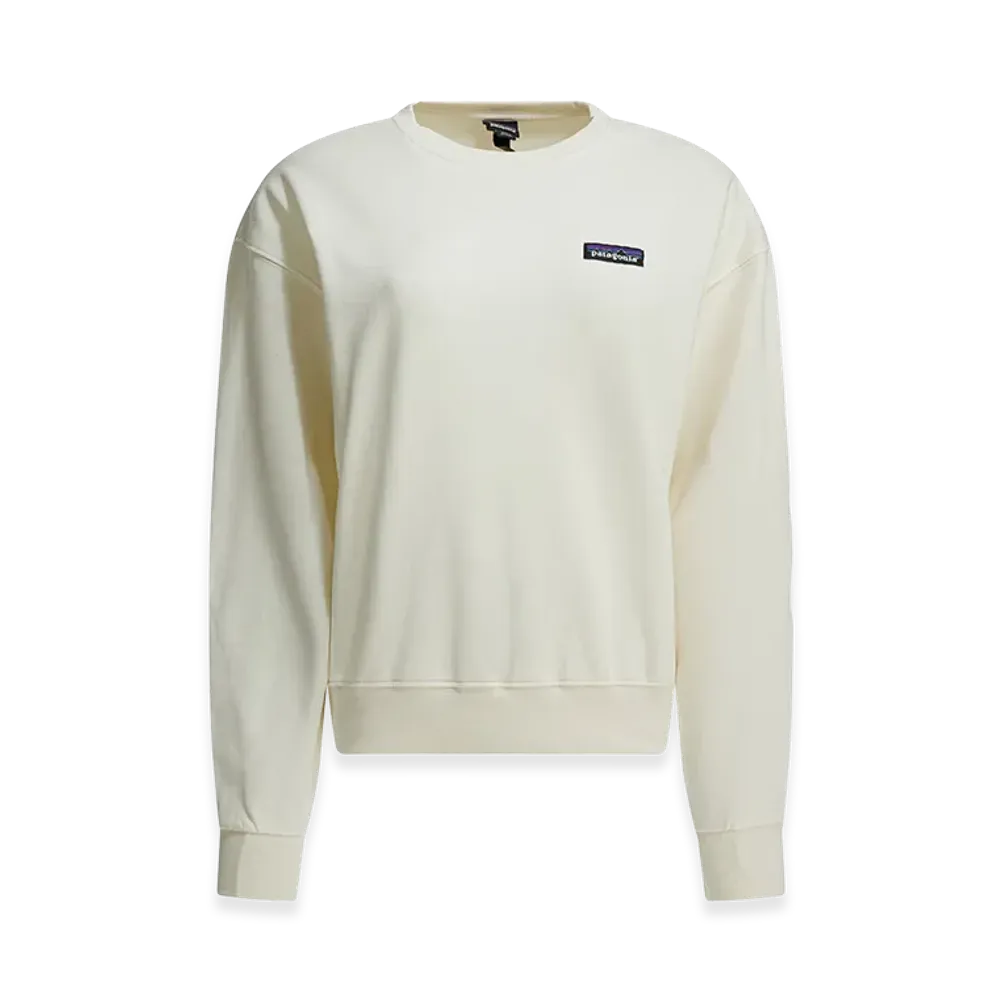 Patagonia Women's "Daily Crew" Crewneck Sweatshirt "White"