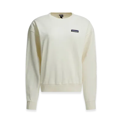 Patagonia Women's "Daily Crew" Crewneck Sweatshirt "White"