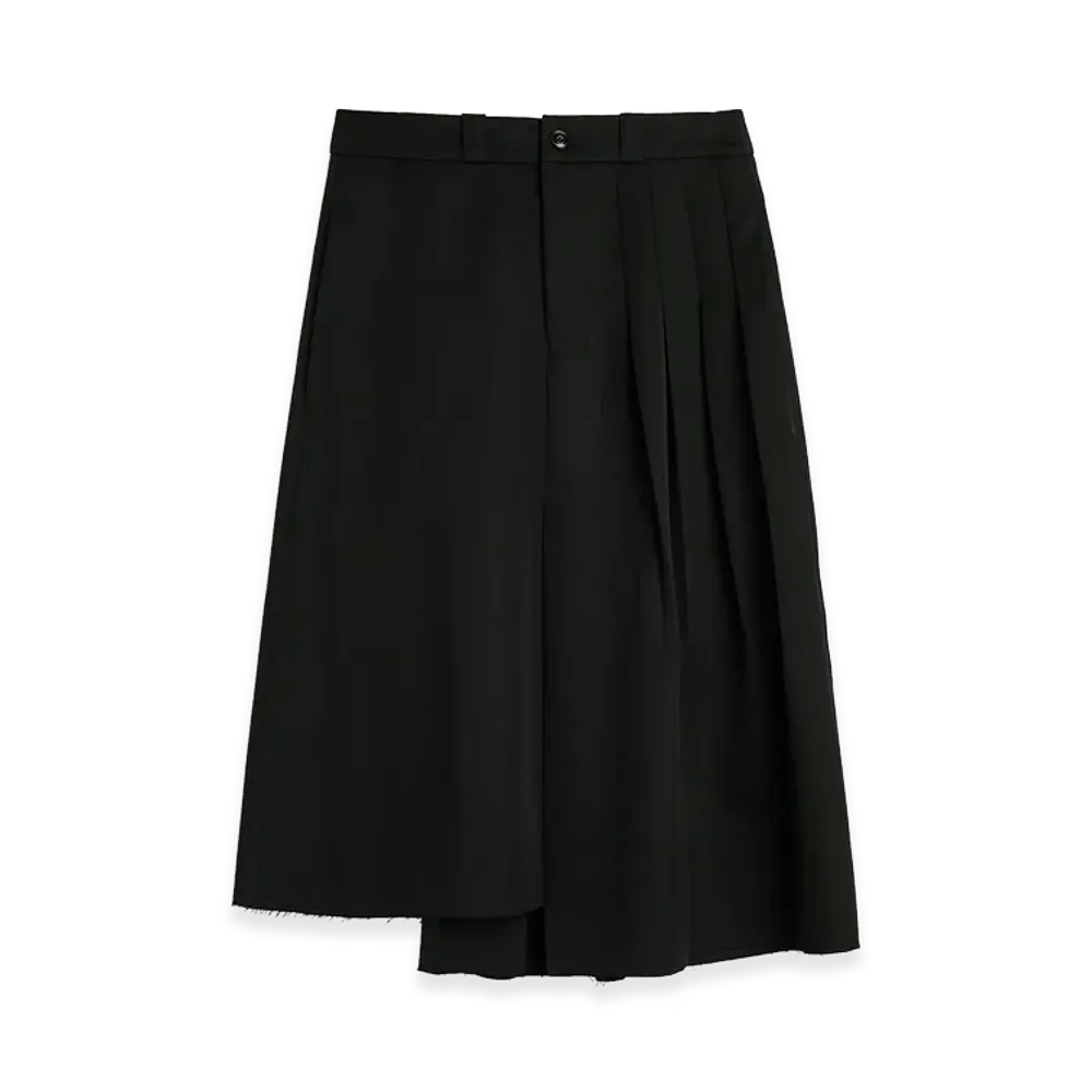 OUR LEGACY Women's Origami Skirt "Coarse Black Gabardine"