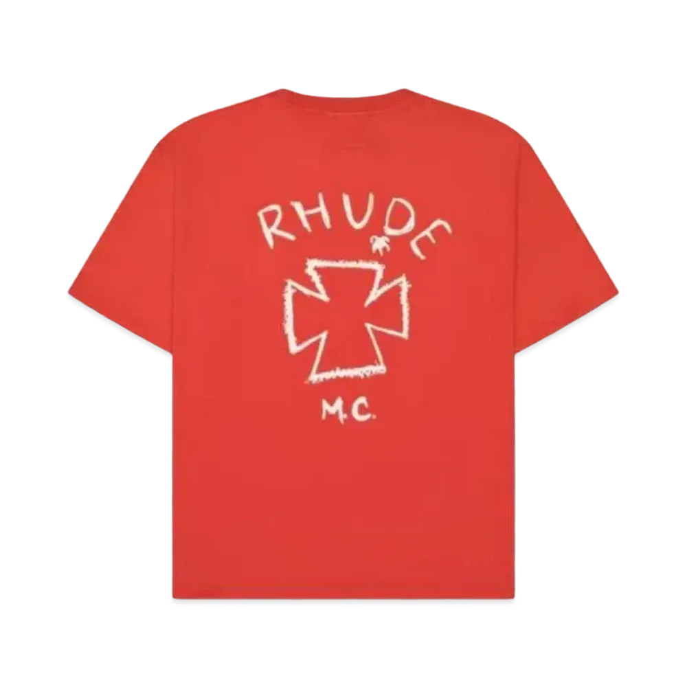 RHUDE Sugarland Tee "Red"