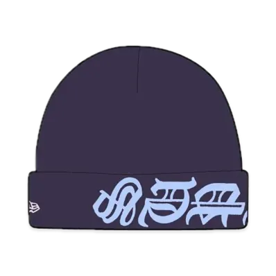 Supreme New Era Blackletter Beanie "Navy"