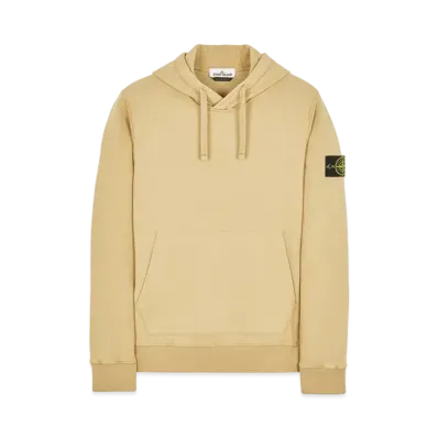 Stone Island 64120 BRUSHED COTTON FLEECE "Ibory"