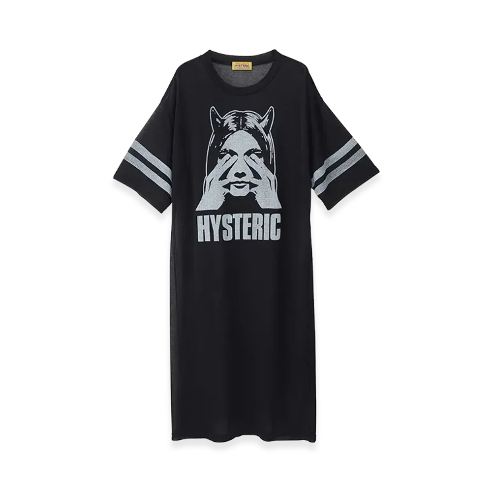 HYSTERIC GLAMOUR Women's See No Evil Dress "Black"
