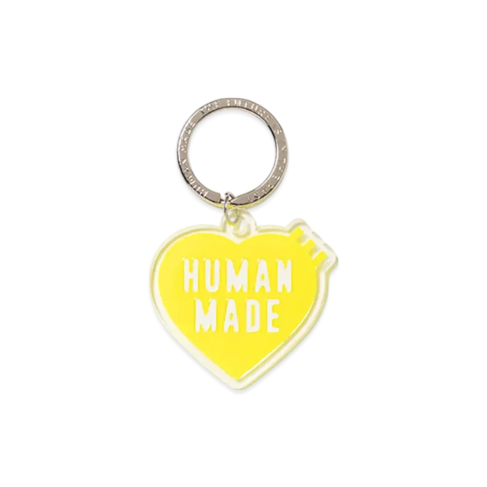 HUMAN MADE Heart Keyring "Yellow"