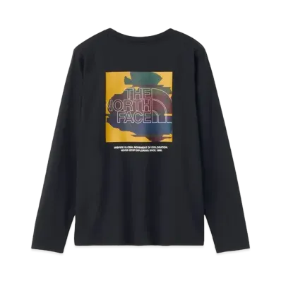 The North Face Long Sleeve Digital Box Logo Tee "Black"