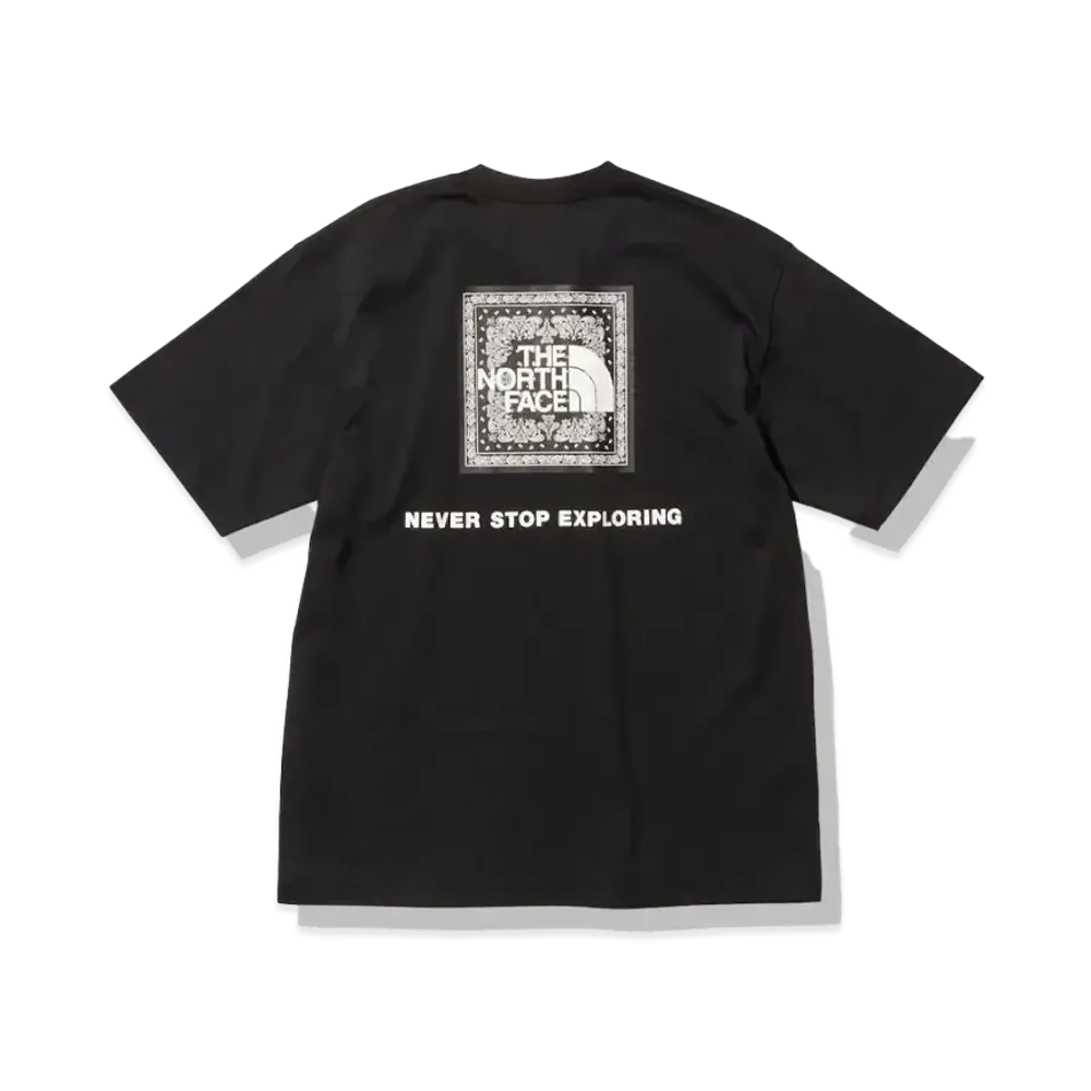 The North Face Short Sleeve Bandana Square Logo Tee "Black"