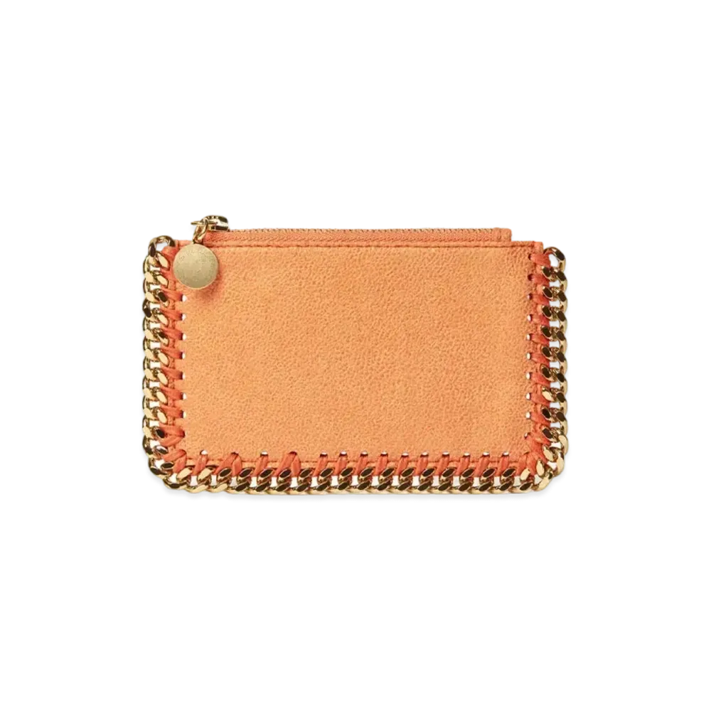 STELLA McCARTNEY Farabela Card Holder "Bright Orange"