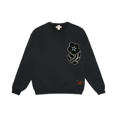 SYUMAN. Flower motif Sweat-shirts "Blk"