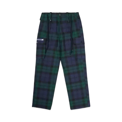 WTAPS Jungle Country / Trousers / Cotton. Flannel. Textile "Green"