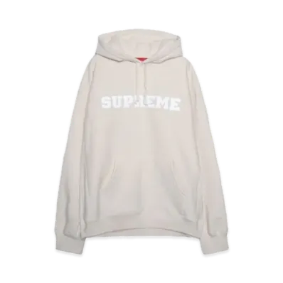 Supreme Collegiate Hooded Sweatshirt "Natural"