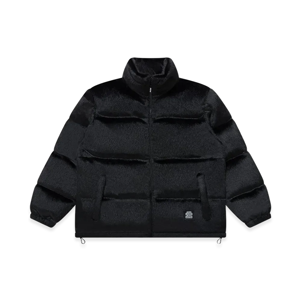 BlackEyePatch OG Label Faux Fur Down Jacket "Black"