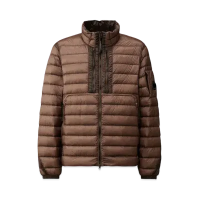 C.P Company D.D. Shell Collar Zip Down Jacket "Purple Dove"