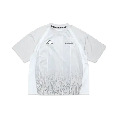 Acne Studios x Kappa Logo T-Shirt "Gray/Dark Gray"