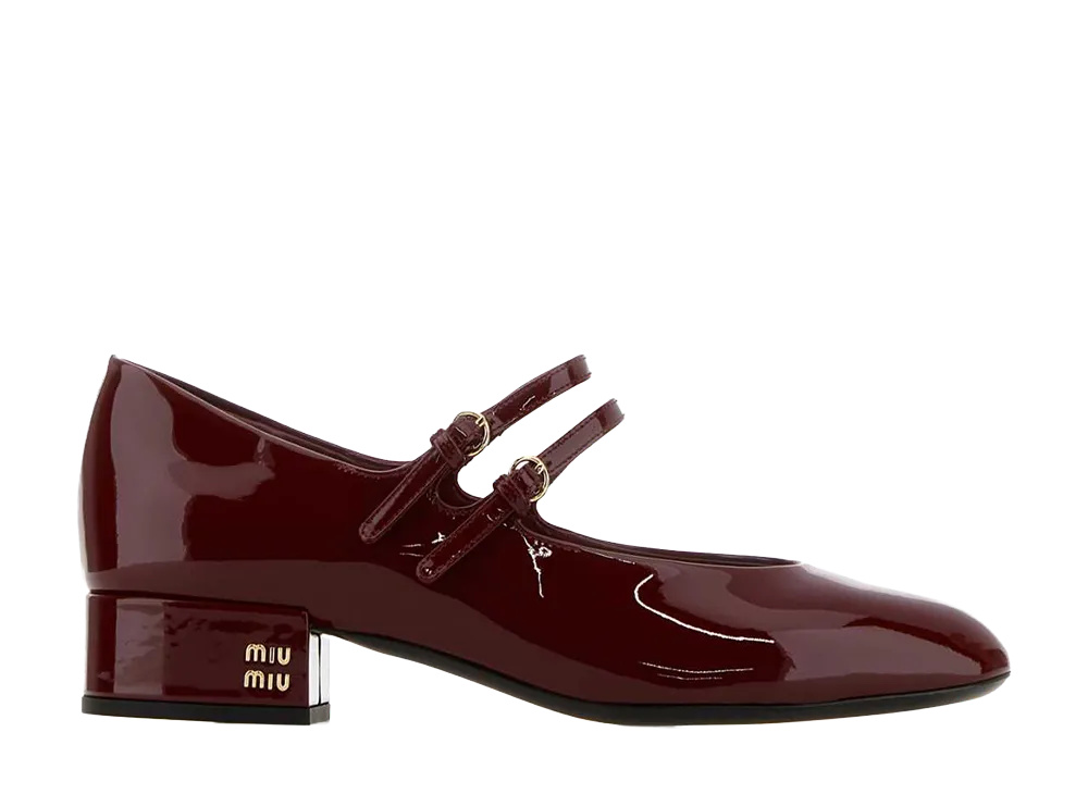 MIU MIU Women's Decollete Pumps "Burgundy"