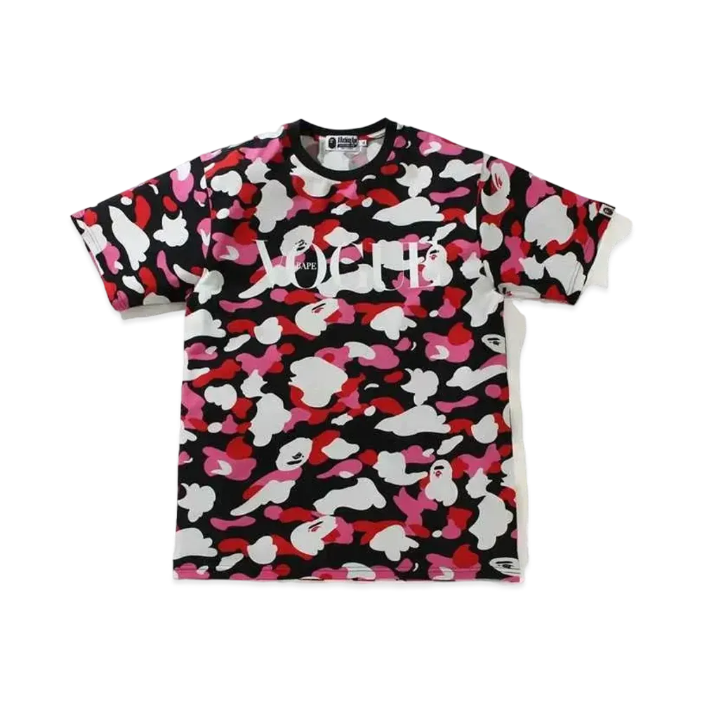 A BATHING APE VOGUE ABC CAMO TEE KIDS "Multi"