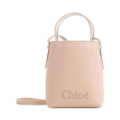 Chloe Women's Micro E Sense Bucket Bag "Pink"