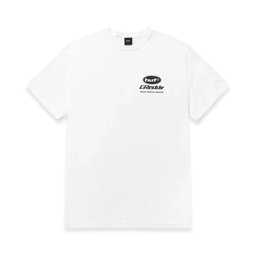 HUF x Greddy Parts Tee "White"