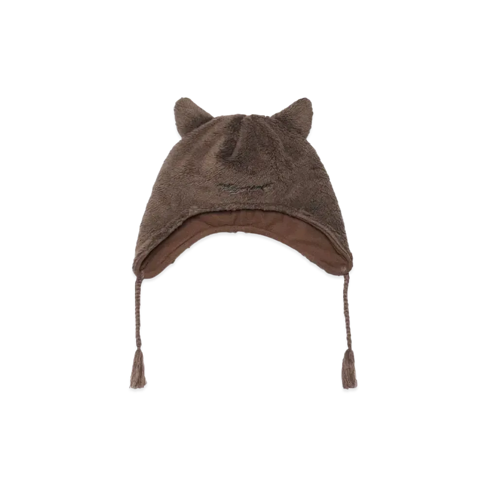 F-LAGSTUF-F FOX FLEECE CAP "BROWN"