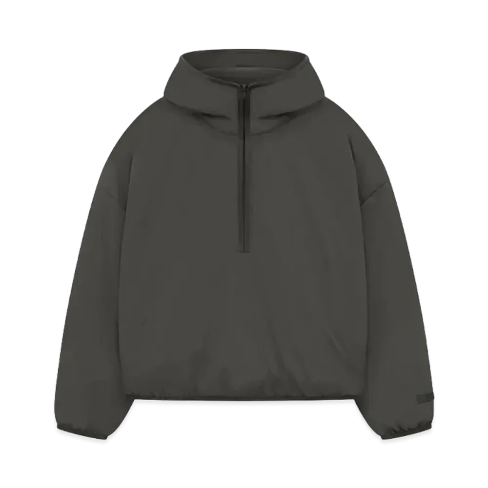 FEAR OF GOD ESSENTIALS Filled Halfzip Hoodie "Ink"