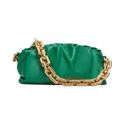 Bottega Veneta Chain Pouch "Racing Green"