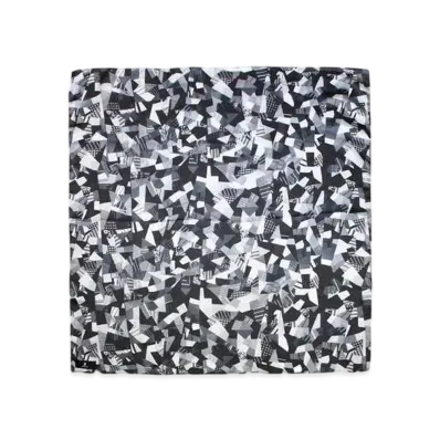 ANREALAGE Patchwork Print Scarf "Monochrome"